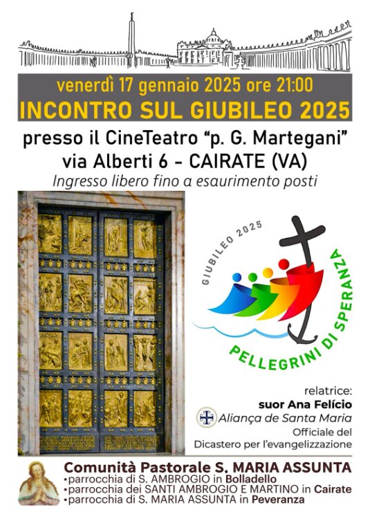 Incontro di presentazione del Giubileo 2025