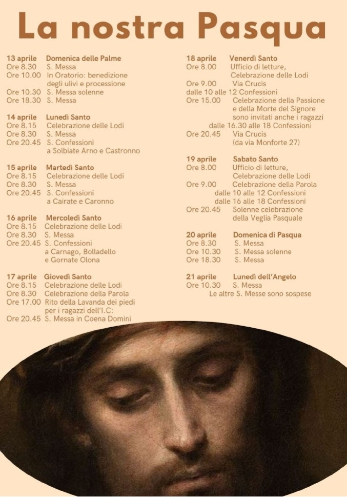 Programma di Pasqua 2025 Programma degli eventi per la Pasqua 2025