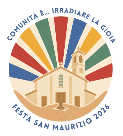 Logo Festa Patronale 2026: comunità è irradiare la gioia