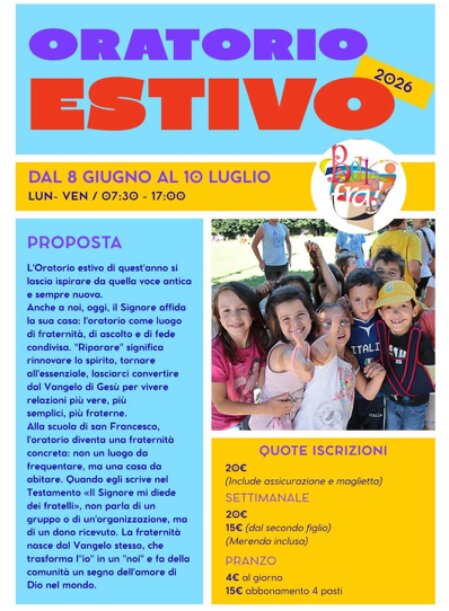 volantino di presentazione fronte OFE26